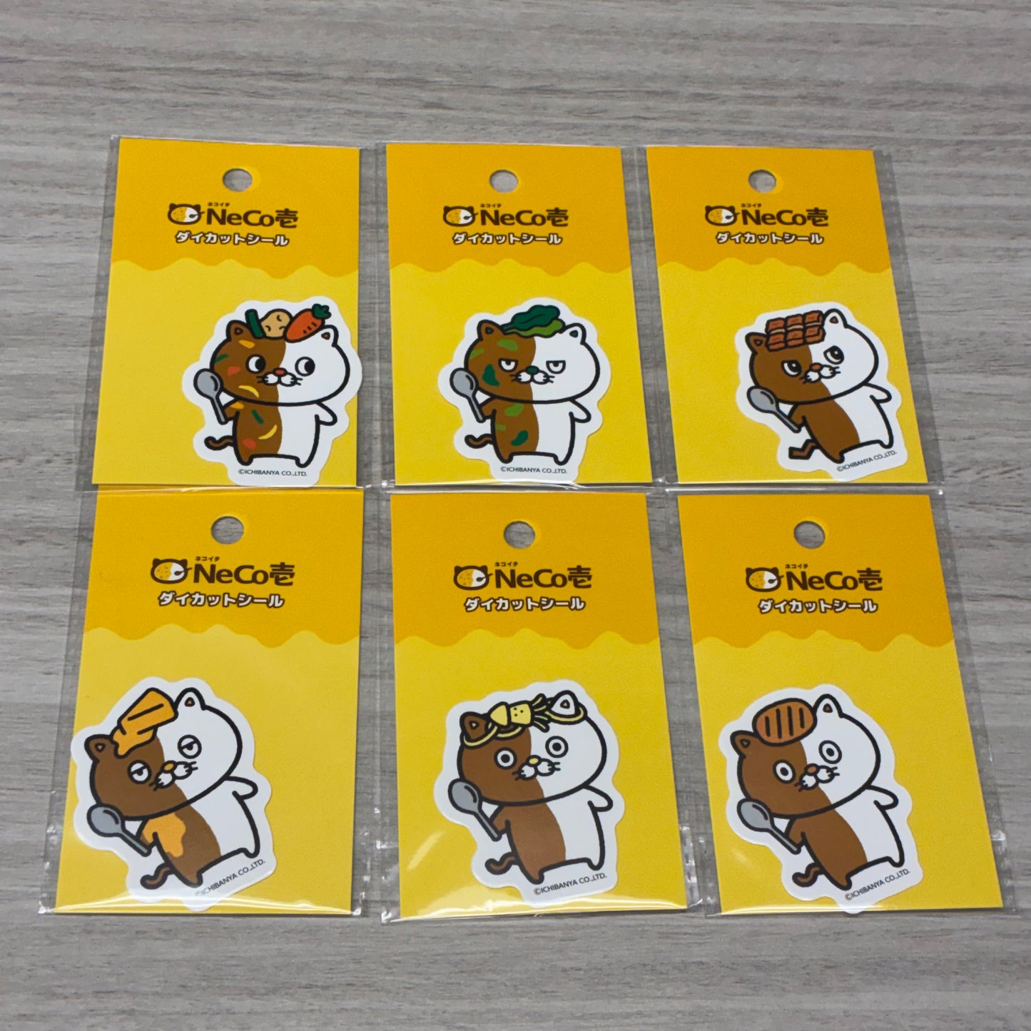 NeCoICHI Die Cut Stickers